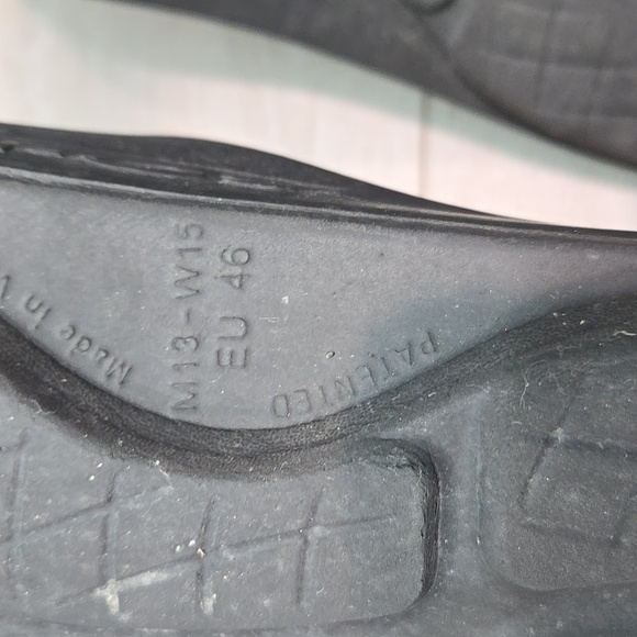 Oofos Mens Hook & Loop Black Slide Sandals Shoes Sz 13 - Picture 13 of 13